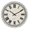 Brineau Metal Frame Round Wall Clock, 60cm