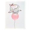Bow-Tied Elephant on Balloon