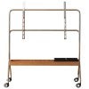 Akita American Cherrywood & Stainless Steel Mobile TV Stand