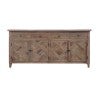 Bacchus Reclaimed Elm Timber 4 Door 4 Drawer Buffet Table, 180cm