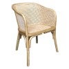 Maron Timber & Rattan Tub Chair, Natural