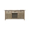 Lavialle Timber 2 Door 3 Drawer Sideboard with Removable Wine Rack, 180cm