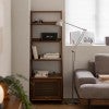 Bergona American Walnut Timber Ladder Display Shelf