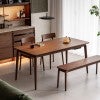Skoven American Walnut Timber Dining Table, 140cm