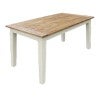 Roanne Timber Dining Table, 180cm, Natural / White