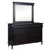 Ozark American Poplar Timber 8 Drawer Dresser with Mirror