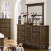 Roxbury Solid American Poplar Timber 1 Door 6 Drawer Dresser with Mirror