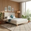 Berlin Fabric Platform Bed, Queen