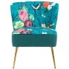 Teal Retro Floral V2