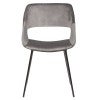 Grey Velvet Fabric