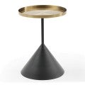 Lloyd Metal Round Tray Top Side Table