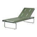 Parco Steel Outdoor Sun Lounge, Olive