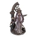 Veronese Cold Cast Bronze Coated Mythology Figurine, Aradia