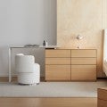 Kiro American White Oak 6 Drawer Configurable Dressing Table, 112-190cm