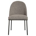 Zermat Boucle Fabric Dining Chair, Slate