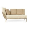 Bellorin Resin Wicker Outdoor Modular Sofa, 3 Seater with LHF Arm
