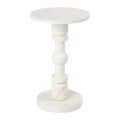 Athens Marble Round Side Table