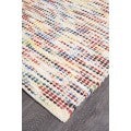 Skandi Carlos Flatwoven Felted Wool Rug, 300x400cm, Multi