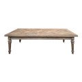 Bacchus Reclaimed Elm Timber Coffee Table, 140cm