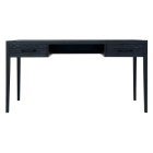 Mauvoisin Oak Timber Console Table, 150cm, Black Oak