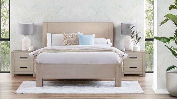Dunoon Solid Timber Contemporary Bedroom Set
