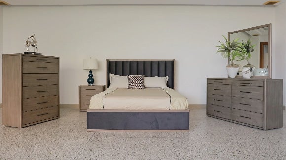 Bellamy Solid Timber Modern Style Bedroom Set