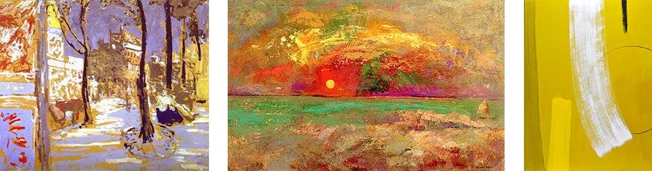 'Boulevard-of-Batignolles', Edouard Vuillard, 'Sunset', Odilon Redon and an abstract by Wilhelmina Barns-Graham