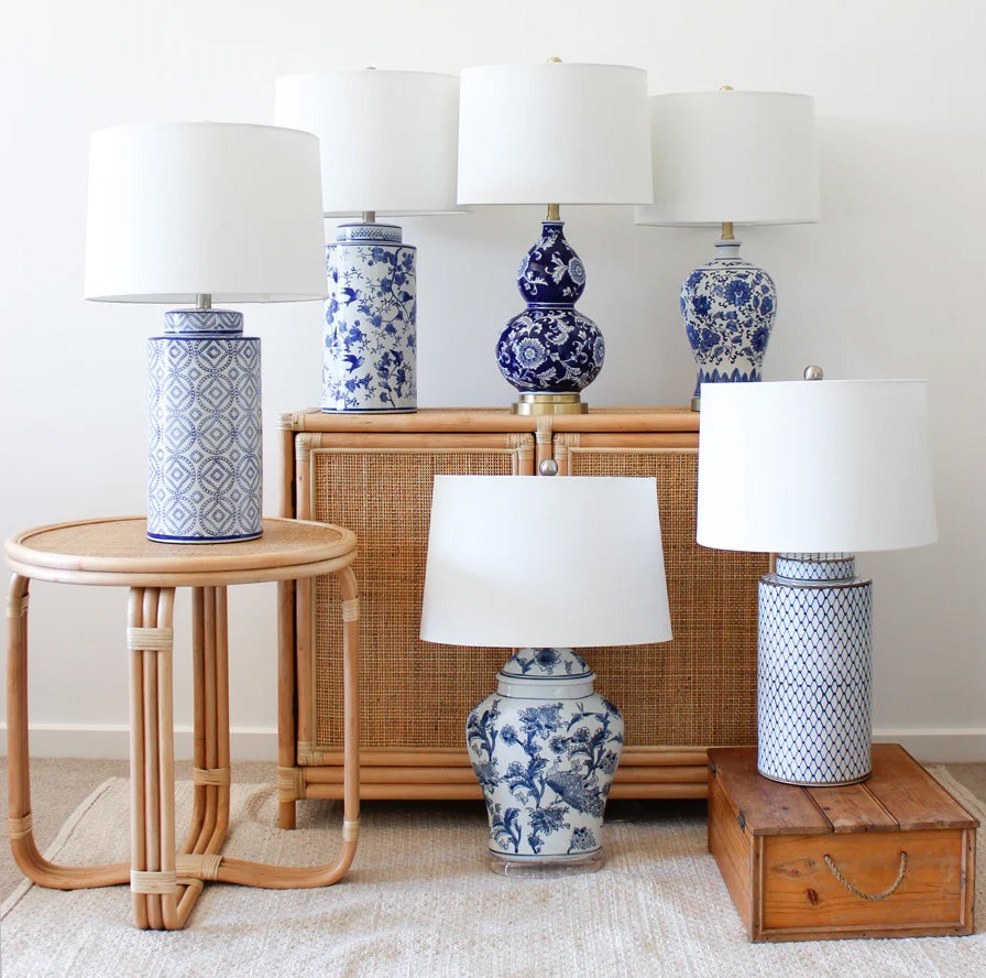 Bedside lamps deals hamptons style