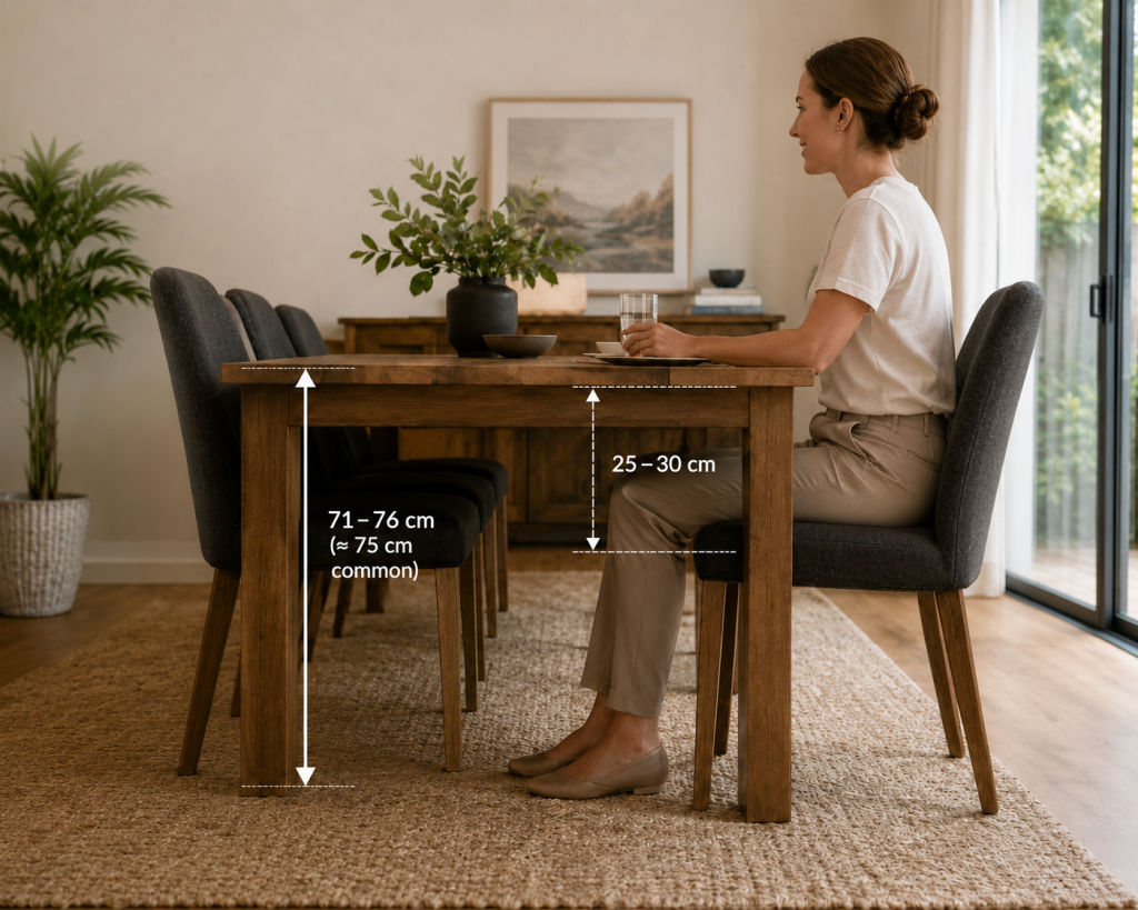 Standard Dining Table Height