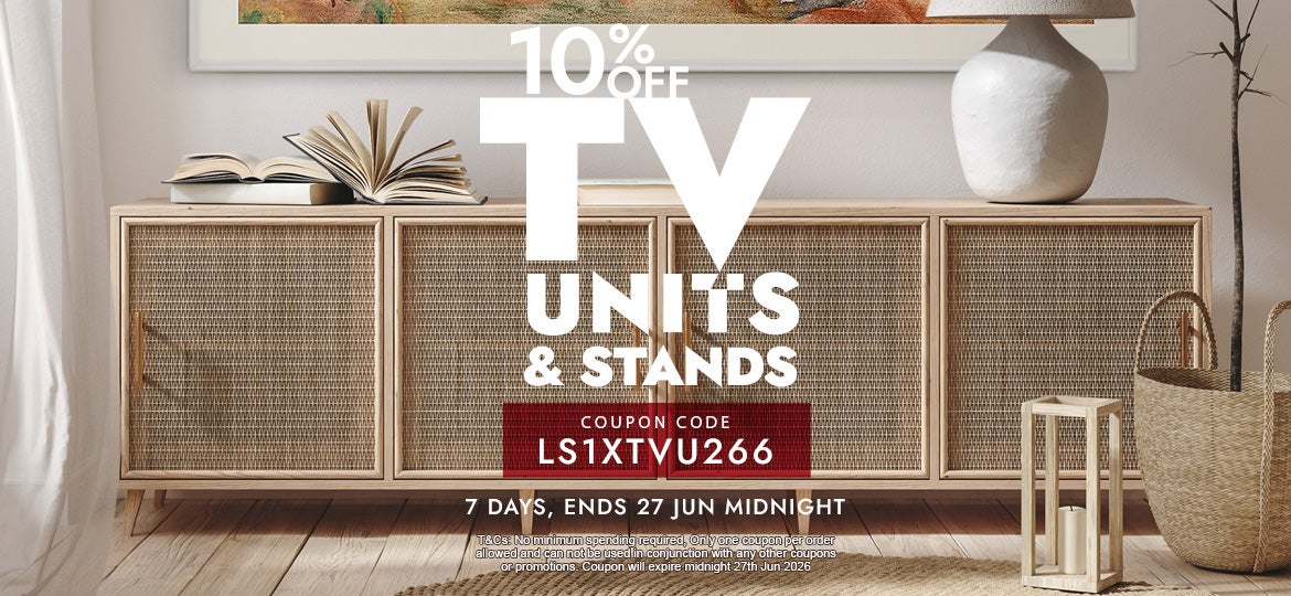 10% Off TV Units