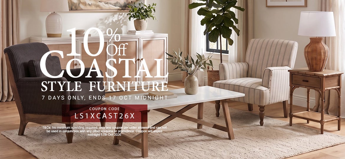 10% Off Coastal Style Furniture